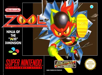 Zool - Ninja of the 'Nth' Dimension (Europe) box cover front